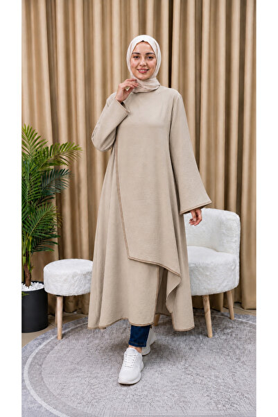LY LEYO TEKSTİL تونيك صيفي طويل GAMZEM 125 سم