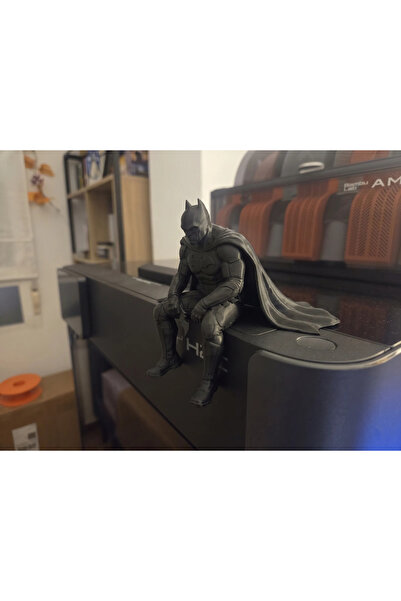 Karerca Masa - Kitaplık - Gamer Dekorasyon Bat man Kitaplık Figürü