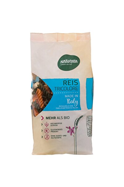 Naturata Spirelli tricolore din orez fara gluten,