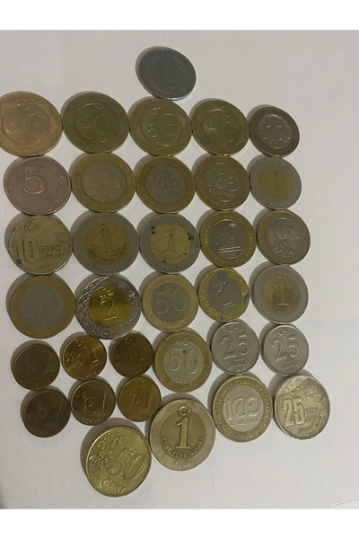 ABAS Madeni demir paralar eski ve yeni görseldekiler hepsi gönderilecektir fi...