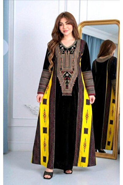 riva fashion جلابيه تراثي ريتا مشجر 1