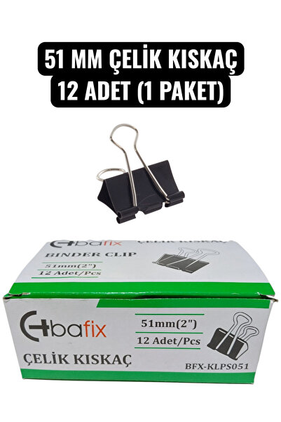 SEYFİKİRTASİYE 51 MM ČELIČNA STEZALJKA 12 KOMADA (1 PAKOVANJE)