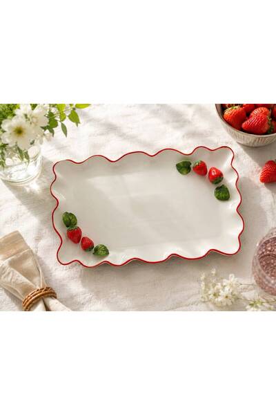 AROW Çilek Sunum Dikdörtgen 23 Cm