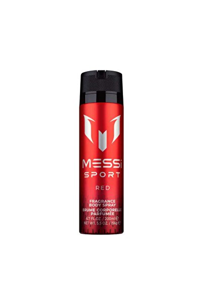 MESSİ Sport Red Eau Fragrance Body Spray, 200 ml