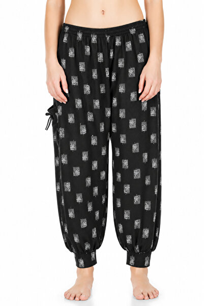 Derya Kurşun Šalvar pantalone sa manžetama i uzorkom 0527