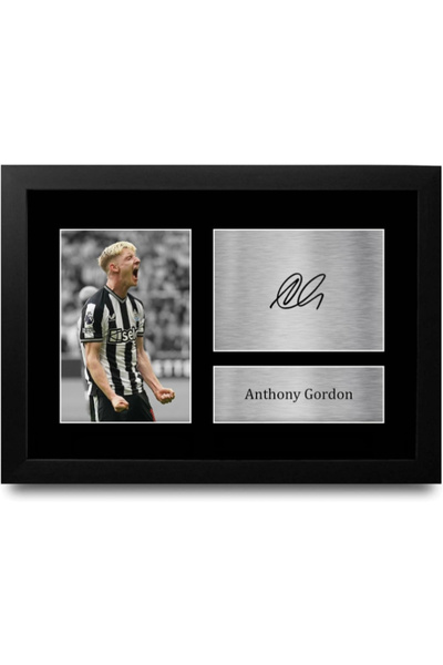 HWC Trading FR A4 Anthony Gordon Newcastle United Gifts Printed Signed Autogr...