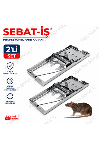 sebatiş 17x8 Fare Kapanı (2 ADET)