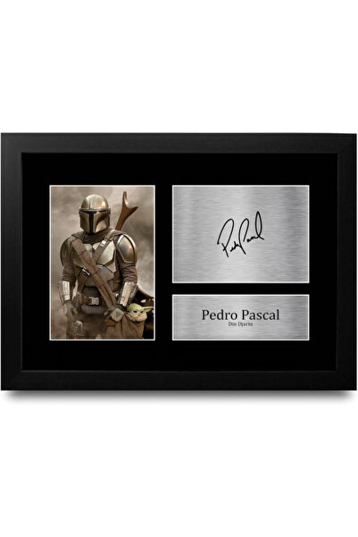 HWC Trading FR A4 Pedro Pascal The Mandalorian Gifts Printed Signed Autograph...