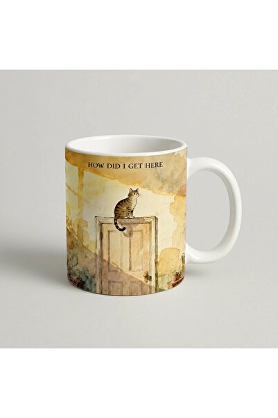 Petgifts Cana Cadou Personalizat Amuzanta Cu Mesaj How Did I Get Here - Ceram...