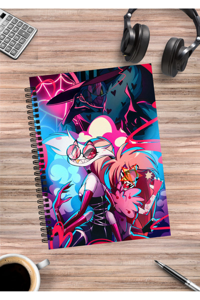 mertfigur Caiet spiralat Hazbin Hotel Anime A5 (50 de foi)