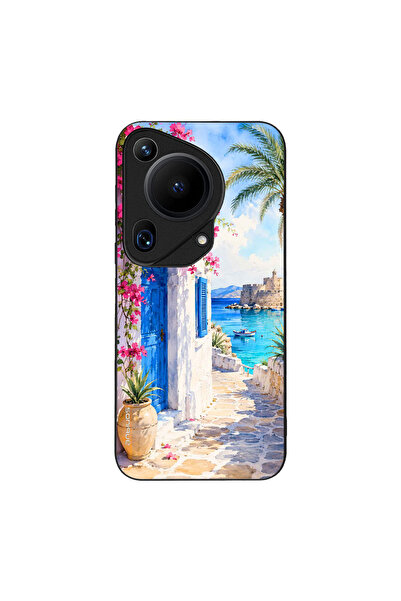 Sonique Θήκη Greek Island Muse Series για Huawei Pura 70 Ultra Σοκάκι Ρόδου