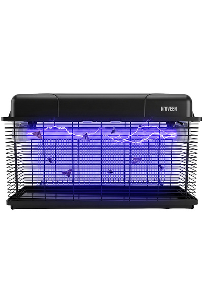 Noveen Lampa electrica anti-insecte, 2 x UVA (15 W), LED, "Insect killer lamp...