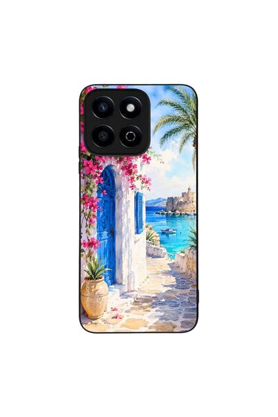 Sonique Θήκη Greek Island Muse Series για Honor 200 Smart 5G Σοκάκι Ρόδου
