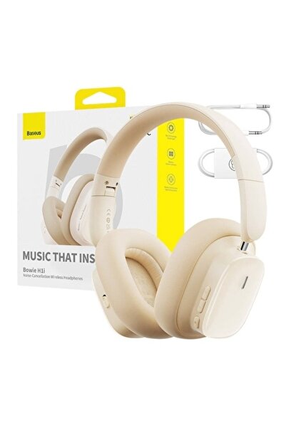 Baseus Căști Over-Ear Bowie H1i, Fără fir, Bluetooth 5.3, ANC, Audio spațial ...
