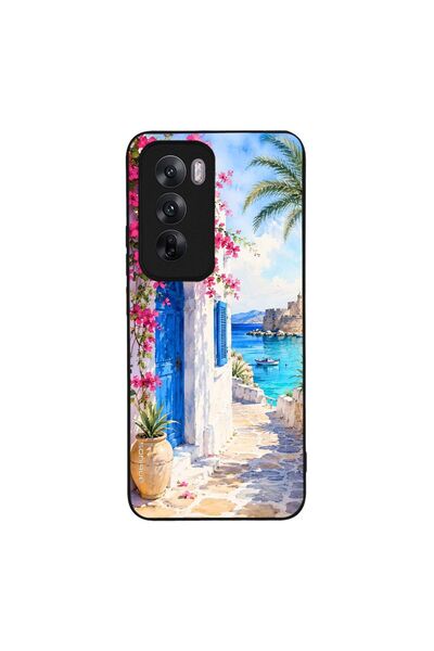 Sonique Θήκη SoniqueGreek Island Muse Series για Oppo Reno12 5G Σοκάκι Ρόδου