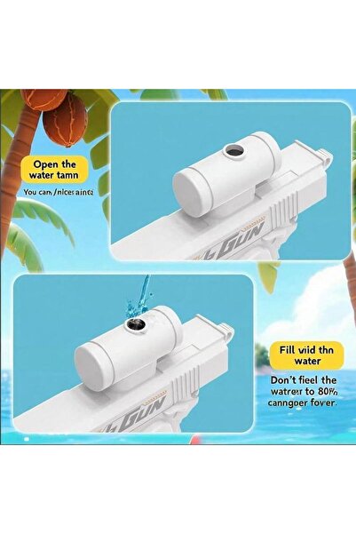 Yallabena Double-Sided Prank Water Gun – Dual-Spray Water Toy, Durable ABS Pl...