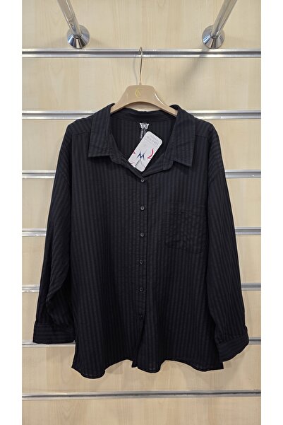trendbysena Women's Striped Cotton Shirt 100% Organic Cotton