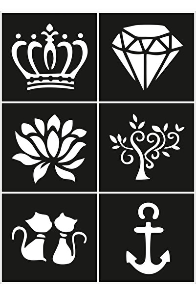 hennadibace Henna Stencil (Temporary Tattoo Template) Indian Henna Henna Tatt...