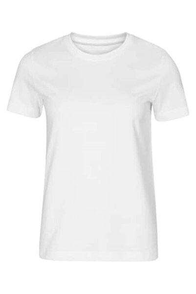 geravian Tricou de damă, bumbac, calitate, croială lejeră, XL, alb