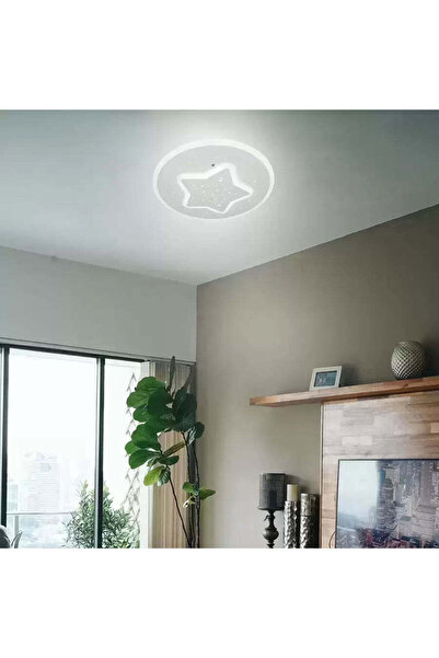 La Cucu Lustra LED HEATH STEA, 30W, Diametru 20cm, lumina Neutra, Alb