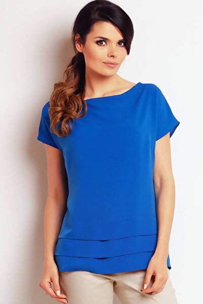 Awama Bluza Dama, Awama, Poliester, Albastru Inchis, M