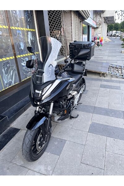 ZEUS MOTOR 2025-2026 Honda NC 750 X Uyumlu Ön Cam Şeffaf Renk