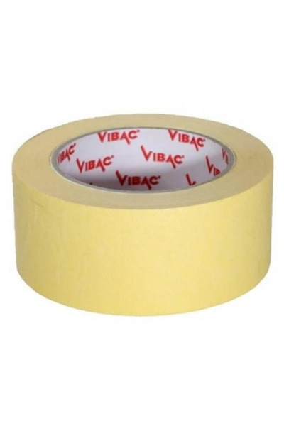 Vibac Banda de Mascare ivory/alb din Hartie, 48 mm x 50 Metri, Adeziv Hot-Mel...
