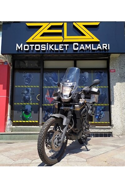 ZEUS MOTOR 2011-2016 Yamaha XTZ 660Z Tenere Uyumlu Uzun Ön Cam Şeffaf