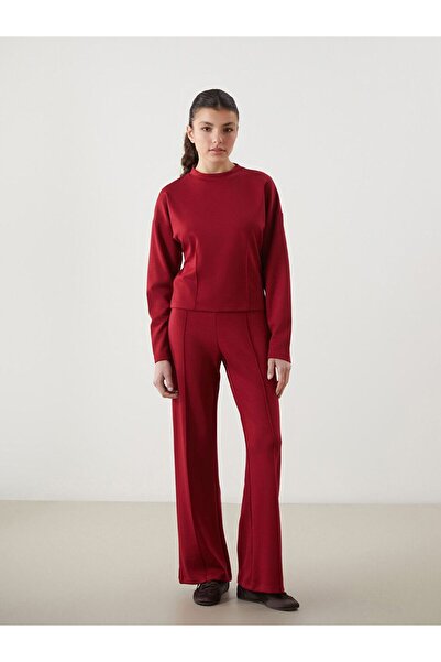 LC Waikiki Women's Wide Leg Sweatpants with Elastic Waist
