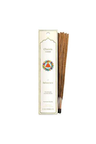 FIORE D'ORIENTE Set bețișoare parfumate naturale Fiore d’Oriente – Chakra 7 S...
