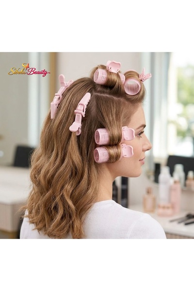 SİBELA BEAUTY GÜZEL GÖRMEK GÜZEL DÜŞÜNDÜRÜR Klipsli Saç Bigudisi Seti, Pratik...