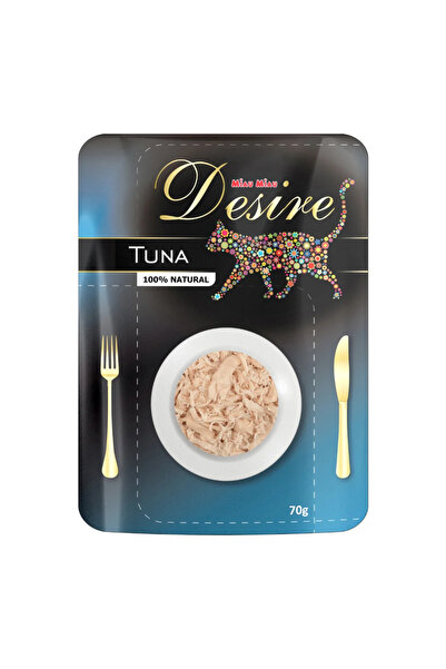 Desire Miau Miau Hrană umedă pentru pisici cu file de ton în supă 70g