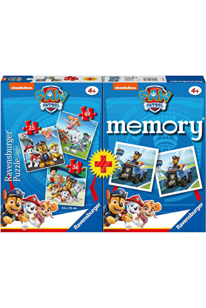 RAVENSBURGER Επιτραπέζιο Παιχνίδι Μνήμης Paw Patrol 4+ Ετών (EN) Κωδικός: 20823