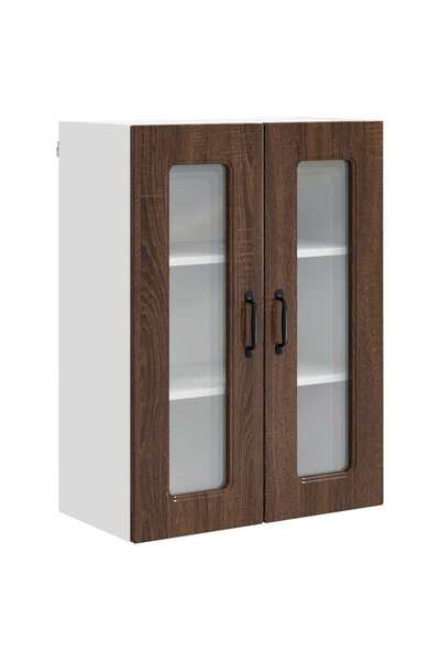 vidaxl Dulap de bucătărie Kalmar Stejar închis 60 x 31 x 80 cm