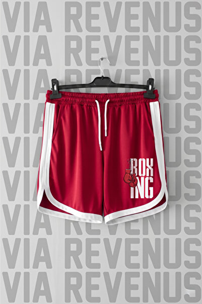 Vordevia Boxing Printed Unisex Retro Varsity Sports Training Shorts