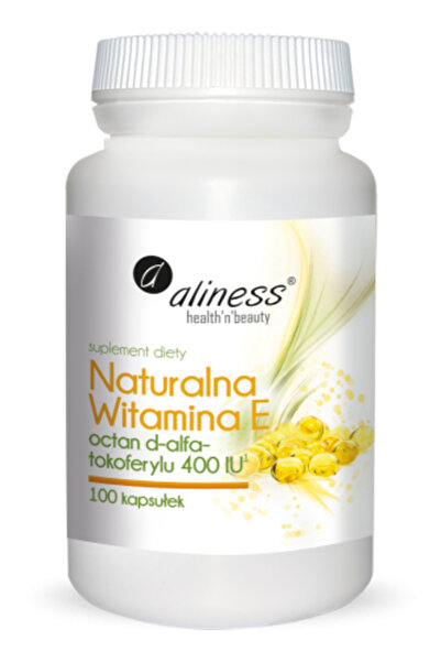 Aliness Naturalna Vitamina E 400 UI 100 Capsule