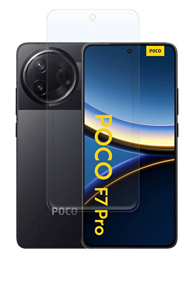 Phonextra واقي شاشة نانو لامع عالي الدقة متوافق مع هاتف Xiaomi Poco F7 Pro، ح...