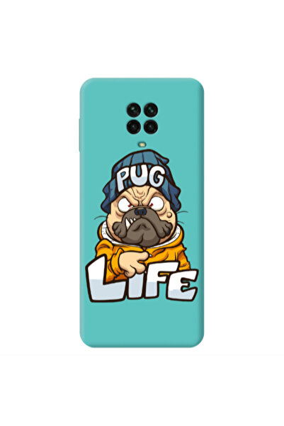Other Xiaomi Redmi Note 9 Pro Pug Life 2 Turquoise Colored Silicone TPU Θήκη