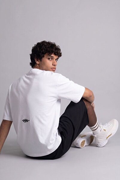gothamvibes Take Me Oversize Beyaz T-Shirt