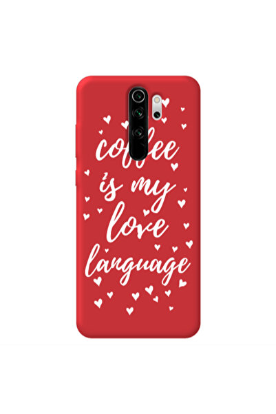 Other Xiaomi Redmi Note 8 Pro Coffe is my love language Red Colored Silicone ...