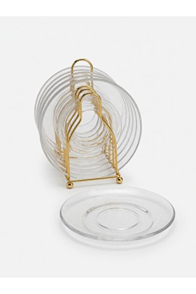 Arabic pot Glass cake plate and serving tray set, consisting of 6 pieces - lu...