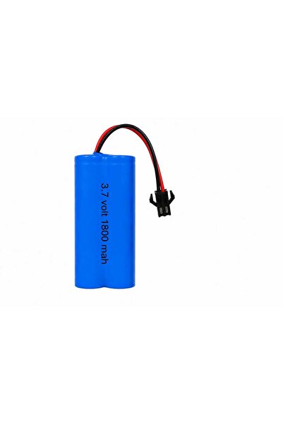 MAMSHOP 1 adet 3.7 volt 1800 mah Uzaktan Kumandalı araba pili 14500 Li-on Siy...
