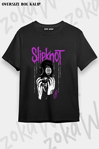ZOKAWEAR Μπλουζάκι Unisex Loose Fit με στάμπα Slipknot v16