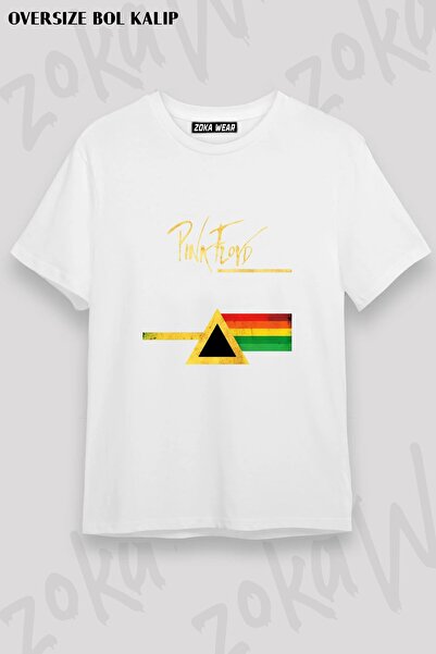 ZOKAWEAR Μπλουζάκι Unisex Loose Fit με στάμπα Pink Floyd v24
