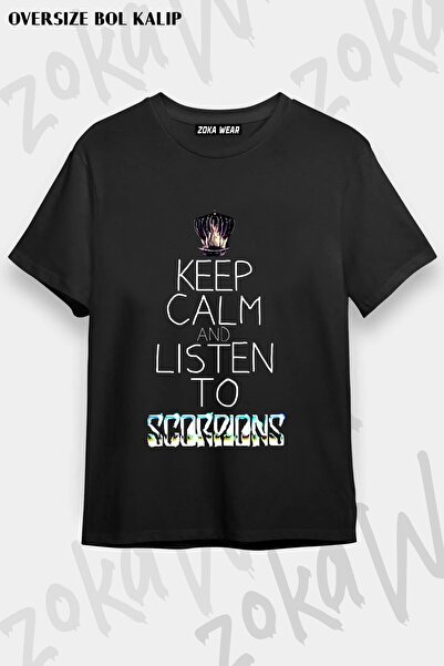 ZOKAWEAR Μπλουζάκι Unisex Loose Fit με στάμπα Scorpions v14