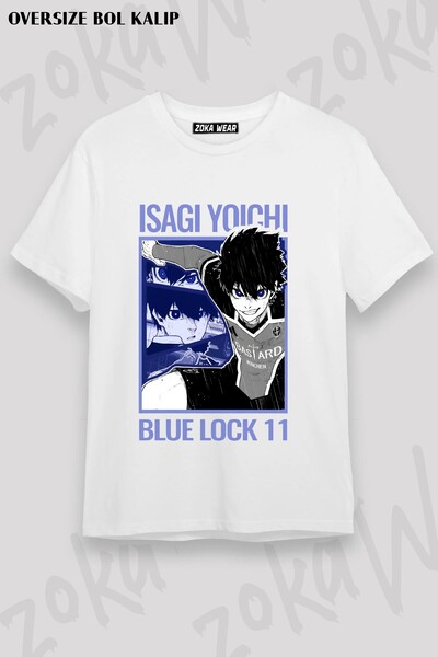 ZOKAWEAR Unisex Loose Fit Bachira Meguru V7 Printed T-Shirt
