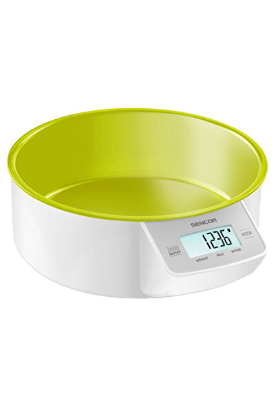 Sencor Cântar de bucătărie cu bol detașabil, 5 kg, afișaj LCD
