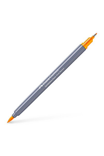 Faber Castell Marker solubil cu 2 vârfuri Goldfaber Galben Crom închis 109 FA...