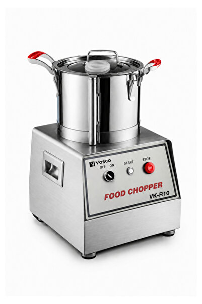 vosco 10 Litre Profesyonel Kıyma ve Parçalama Makinesi - Paslanmaz Çelik Food...