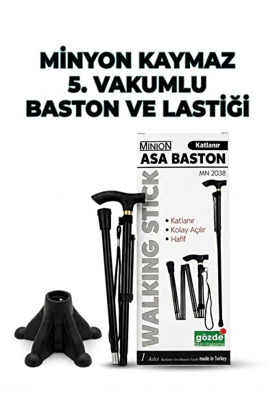 MG MİNİON KATLANIR ASA BASTON VE BASTON LASTİĞİ